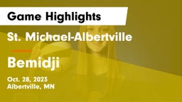 St. Michael-Albertville  vs Bemidji  Game Highlights - Oct. 28, 2023