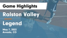 Ralston Valley  vs Legend  Game Highlights - May 7, 2022