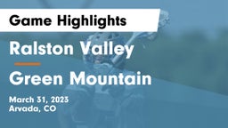 Ralston Valley  vs Green Mountain  Game Highlights - March 31, 2023