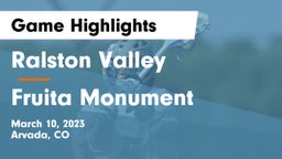 Ralston Valley  vs Fruita Monument  Game Highlights - March 10, 2023