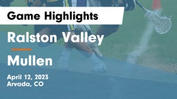 Ralston Valley  vs Mullen  Game Highlights - April 12, 2023