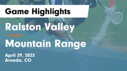 Ralston Valley  vs Mountain Range  Game Highlights - April 29, 2023