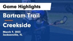 Bartram Trail  vs Creekside  Game Highlights - March 9, 2023