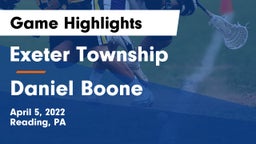 Exeter Township  vs Daniel Boone  Game Highlights - April 5, 2022