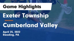 Exeter Township  vs Cumberland Valley  Game Highlights - April 25, 2022