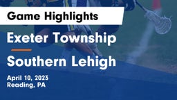 Exeter Township  vs Southern Lehigh  Game Highlights - April 10, 2023