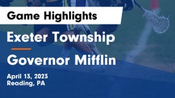 Exeter Township  vs Governor Mifflin  Game Highlights - April 13, 2023
