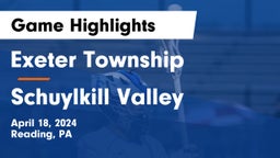 Exeter Township  vs Schuylkill Valley  Game Highlights - April 18, 2024