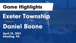 Exeter Township  vs Daniel Boone  Game Highlights - April 23, 2024