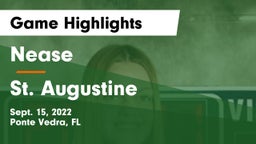 Nease  vs St. Augustine   Game Highlights - Sept. 15, 2022