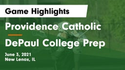 Providence Catholic  vs DePaul College Prep  Game Highlights - June 3, 2021
