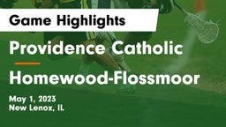 Providence Catholic  vs Homewood-Flossmoor  Game Highlights - May 1, 2023