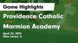 Providence Catholic  vs Marmion Academy  Game Highlights - April 23, 2024