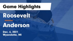 Roosevelt  vs Anderson  Game Highlights - Dec. 6, 2021
