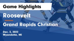 Roosevelt  vs Grand Rapids Christian  Game Highlights - Dec. 3, 2022