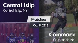 Matchup: Central Islip High vs. Commack  2016