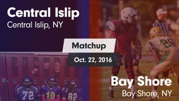 Matchup: Central Islip High vs. Bay Shore  2016