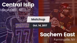 Matchup: Central Islip High vs. Sachem East  2017