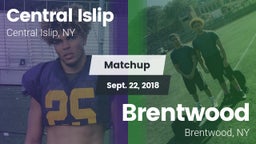 Matchup: Central Islip High vs. Brentwood  2018