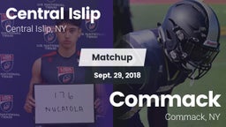 Matchup: Central Islip High vs. Commack  2018