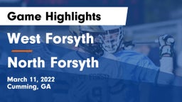 West Forsyth  vs North Forsyth  Game Highlights - March 11, 2022