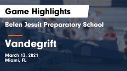 Belen Jesuit Preparatory School vs Vandegrift  Game Highlights - March 13, 2021