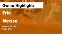 Erie  vs Nease  Game Highlights - March 25, 2022