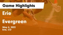 Erie  vs Evergreen  Game Highlights - May 4, 2022