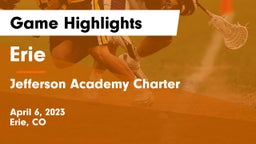 Erie  vs Jefferson Academy Charter  Game Highlights - April 6, 2023