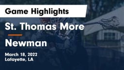 St. Thomas More  vs Newman  Game Highlights - March 18, 2022