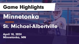 Minnetonka  vs St. Michael-Albertville  Game Highlights - April 18, 2024