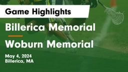 Billerica Memorial  vs Woburn Memorial  Game Highlights - May 4, 2024