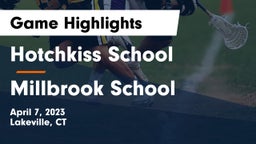 Hotchkiss School vs Millbrook School Game Highlights - April 7, 2023