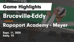 Bruceville-Eddy  vs Rapoport Academy - Meyer  Game Highlights - Sept. 11, 2020