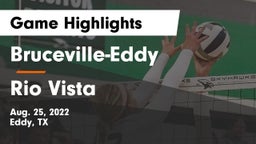 Bruceville-Eddy  vs Rio Vista  Game Highlights - Aug. 25, 2022