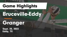 Bruceville-Eddy  vs Granger  Game Highlights - Sept. 20, 2022