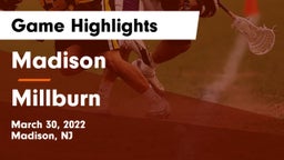 Madison  vs Millburn  Game Highlights - March 30, 2022