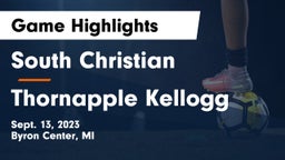 South Christian  vs Thornapple Kellogg  Game Highlights - Sept. 13, 2023