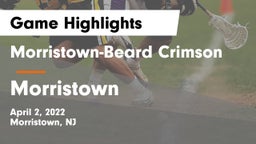 Morristown-Beard Crimson vs Morristown Game Highlights - April 2, 2022