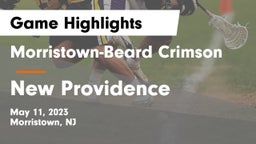 Morristown-Beard Crimson vs New Providence  Game Highlights - May 11, 2023