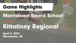 Morristown Beard School vs Kittatinny Regional  Game Highlights - April 9, 2024