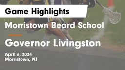 Morristown Beard School vs Governor Livingston  Game Highlights - April 6, 2024