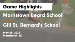 Morristown Beard School vs Gill St. Bernard's School Game Highlights - May 29, 2024