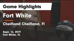 Fort White  vs Cheifland   Cheifland,  Fl Game Highlights - Sept. 16, 2019