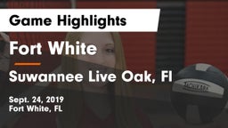 Fort White  vs Suwannee   Live Oak, Fl Game Highlights - Sept. 24, 2019