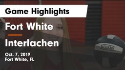 Fort White  vs Interlachen  Game Highlights - Oct. 7, 2019