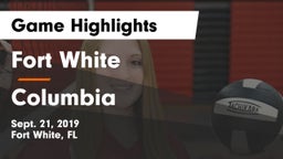 Fort White  vs Columbia Game Highlights - Sept. 21, 2019
