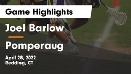 Joel Barlow  vs Pomperaug  Game Highlights - April 28, 2022