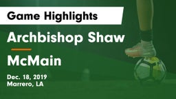 Archbishop Shaw  vs McMain Game Highlights - Dec. 18, 2019