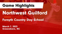 Northwest Guilford  vs Forsyth Country Day School Game Highlights - March 7, 2023